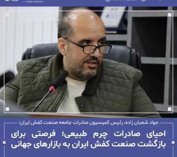 جواد شعبان زاده در مورد صنعت چرم ایران صحبت کرد